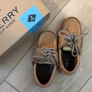 Sperry Kids Brown Boat Shoes